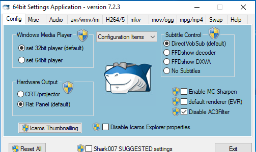 Screenshot 1 for Shark007 Codecs