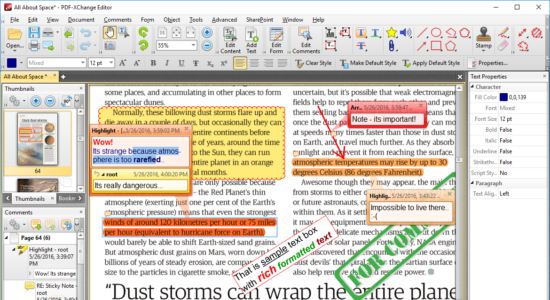 Screenshot 2 for PDF-XChange Editor