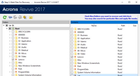 Screenshot 2 for Acronis Revive