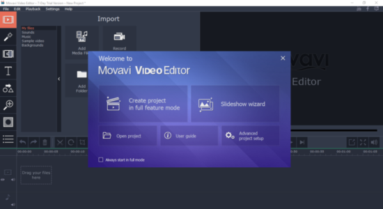 Screenshot 1 for Movavi Video Editor