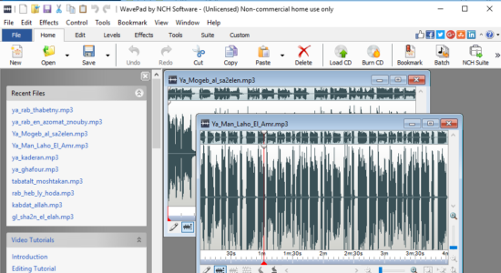 Screenshot 1 for WavePad Audio Editing