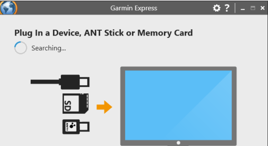 Screenshot 1 for Garmin Express