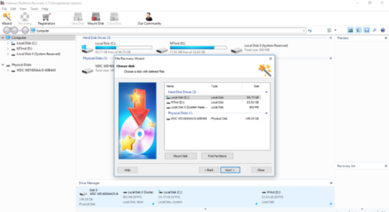 Screenshot 1 for Hetman Partition Recovery