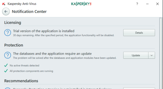 Screenshot 2 for Kaspersky Anti-Virus