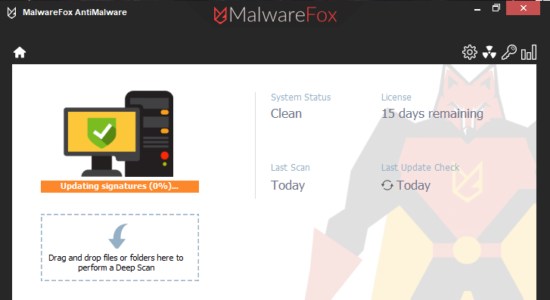 Screenshot 1 for MalwareFox AntiMalware