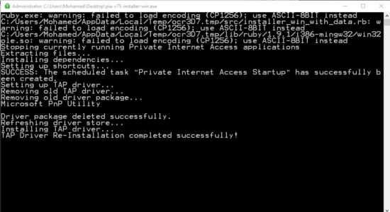 Screenshot 2 for Private Internet Access