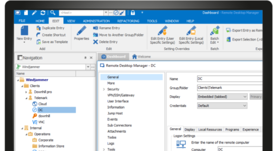 Screenshot 2 for Remote Desktop Manager