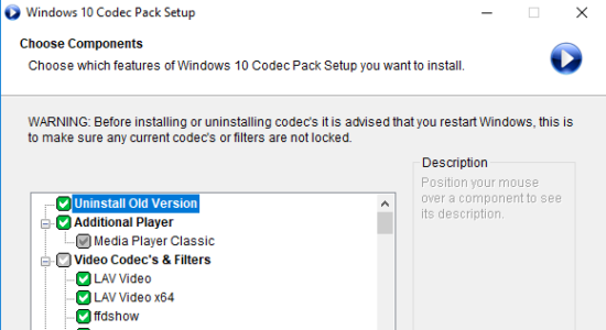 Screenshot 2 for Windows 10 Codec Pack
