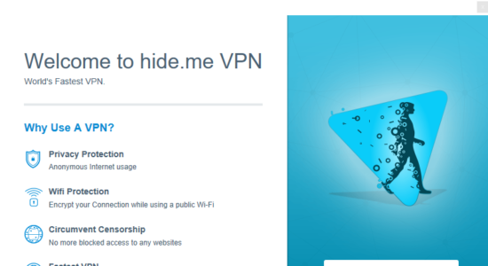 Screenshot 1 for hide.me VPN