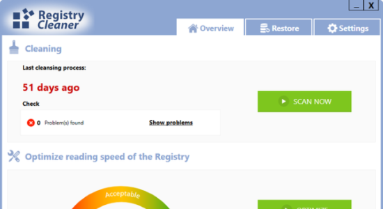 Screenshot 1 for Abelssoft Registry Cleaner