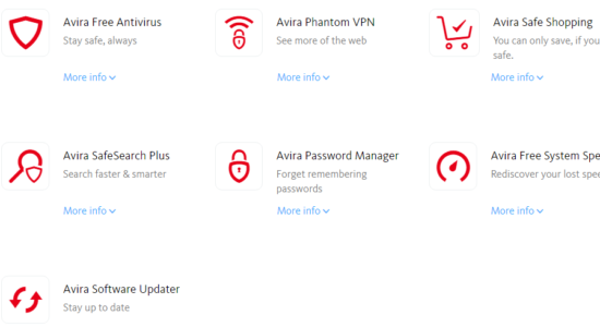 Screenshot 1 for Avira Free Security Suite