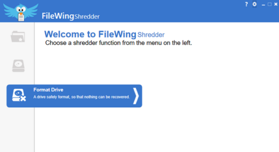 Screenshot 1 for FileWing Shredder