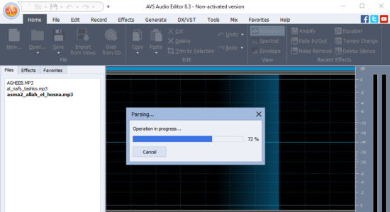 Screenshot 2 for AVS Audio Editor