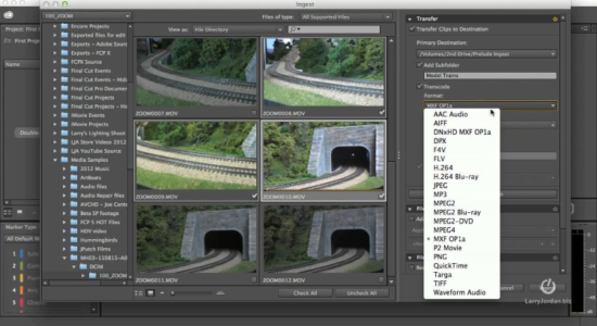 Screenshot 1 for Adobe Prelude CC