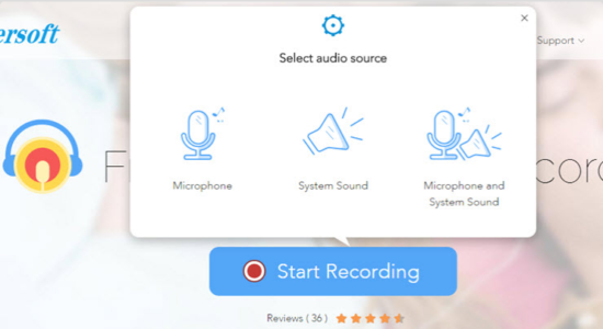 Screenshot 1 for Apowersoft Free Online Audio Recorder