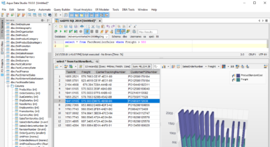 Screenshot 1 for Aqua Data Studio