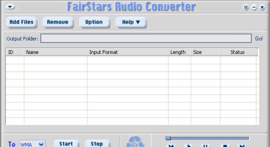 Screenshot 1 for FairStars Audio Converter