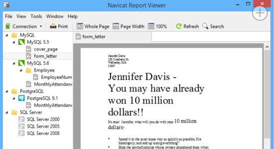 Screenshot 2 for Navicat Report Viewer