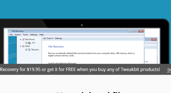 Screenshot 1 for TweakBit File Recovery