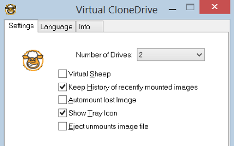 Screenshot 1 for Virtual CloneDrive