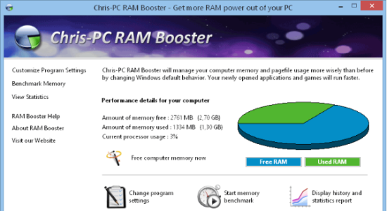Screenshot 1 for Chris-PC RAM Booster