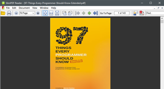 Screenshot 1 for Slim PDF Reader