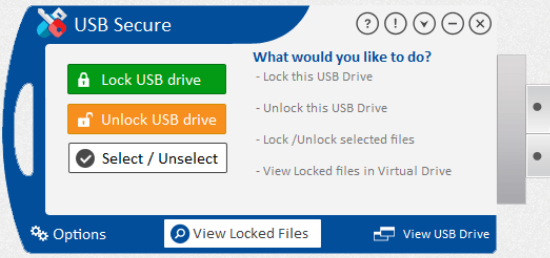 Screenshot 1 for USB Secure