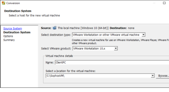 Screenshot 1 for VMware vCenter Converter