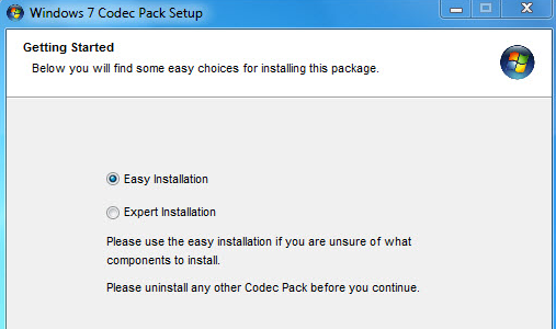Screenshot 1 for Windows 7 Codec Pack