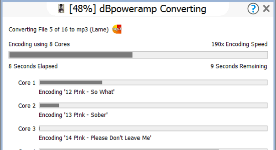 Screenshot 2 for dBpoweramp Music Converter