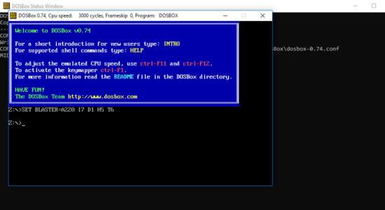Screenshot 1 for DOSBox