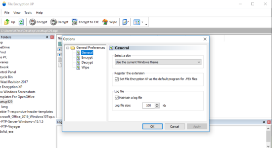Screenshot 2 for File Encryption XP