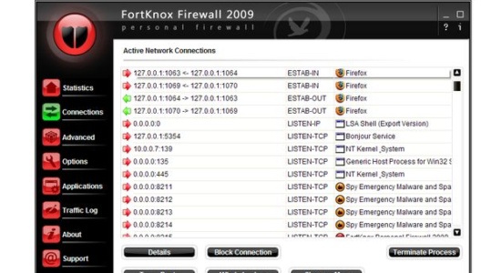 Screenshot 2 for FortKnox Firewall
