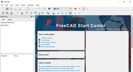 Screenshot 1 for FreeCAD