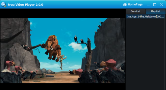 Screenshot 1 for GiliSoft Free Video Player