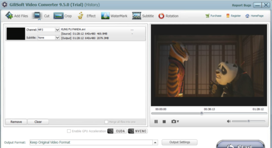 Screenshot 1 for GiliSoft Video Converter