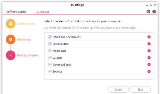 Screenshot 1 for LG Bridge