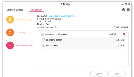 Screenshot 2 for LG Bridge