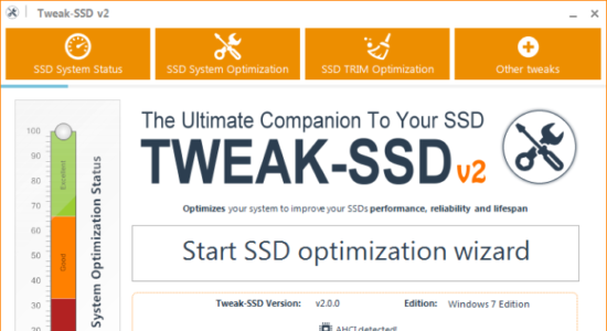 Screenshot 1 for Tweak-SSD