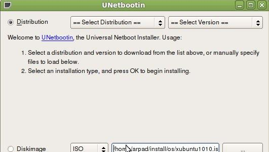 Screenshot 2 for UNetbootin