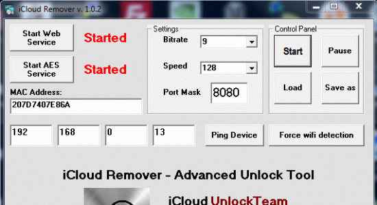 Screenshot 1 for iCloudRemover