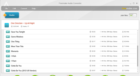 Screenshot 1 for Freemake Audio Converter