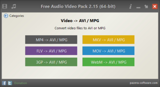 Screenshot 2 for Pazera Free Audio Video Pack