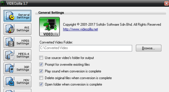 Screenshot 2 for VIDEOzilla Video Converter