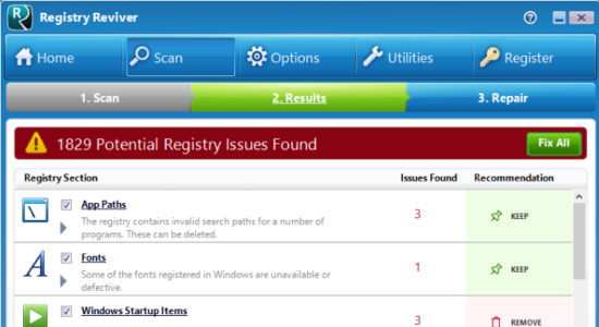 Screenshot 2 for Registry Reviver