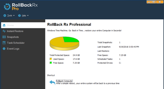 Screenshot 1 for RollBack Rx Home