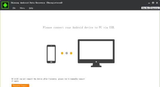 Screenshot 1 for Shining Android Data Recovery
