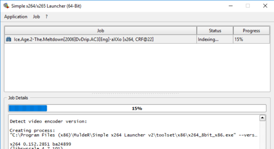 Screenshot 2 for Simple x264 Launcher