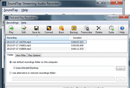 Screenshot 2 for SoundTap Streaming Audio Recorder