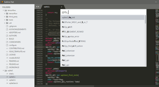 Screenshot 1 for Sublime Text